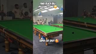 Snooker Final Black Ball Pressure Game | Shani shooter vs Khizar Iqbal | Snooker Champions Official