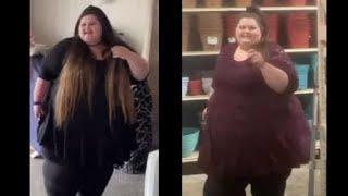 Her true weight  - compilation of clips where she lied