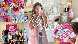 WEEK IN MY LIFE: sister's college move in day, Survivor UGC deal with family, + productive WFH days