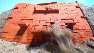 Top Mini Dam Failures After Emergency Water Discharges - Mini Brick Construction Disaster Experiment