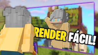 COMO FAZER RENDER de MINECRAFT FÁCIL com MOD NPC