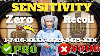 BEST SENSITIVITY SETTINGS BGMI | BGMI SENSITIVITY | ZERO RECOIL SENSITIVITY