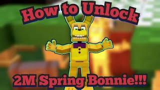 How to Unlock Classic Spring Bonnie!!! | Return to Animatronica | FNaF World RPG | Roblox