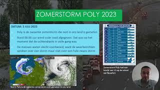 Weer en klimaten - Zomerstorm Poly 2023 - Noord Holland