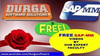 FREE SAP MM  Videos by Our Expert Faculty in DURGASOFT!! HD