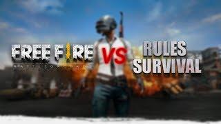 Стрим Free Fire и Rules of Survival. Что лучше?