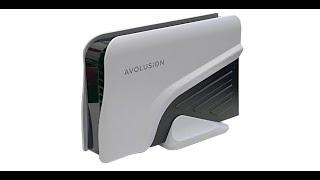 Avolusion PRO-Z Series 6TB USB 3.0 External Gaming Hard Drive for PS5/PS4 Game Console (White)