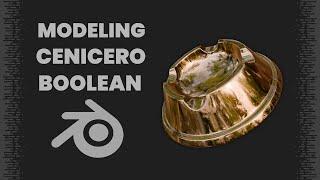 CENICERO DE METAL (actualizado 4.2) – Boolean | BLENDER MODELING