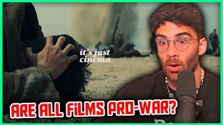 anti-war films don't exist. | Hasanabi Reacts to It's Just Cinema