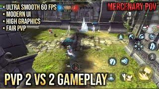 Gameplay 2 VS 2 Fair PVP (SET ON) Mercenary POV - DRAGON NEST WORLD