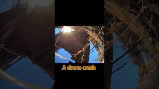 An fpv drone crash #disaster