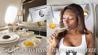 How to travel first Class to Dubai for Free - The Rich SECRET's to Traveling using credit & Points