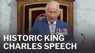 King Charles makes historic speech at Canadian parliament state opening