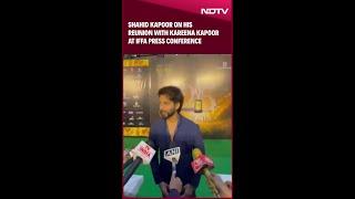 Shahid Kapoor Reacts To His Reunion With Kareena Kapoor At IFFA 2025 Press Conference