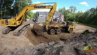 Komatsu PC360 Loading MH300 Haul Truck