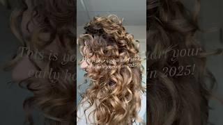Time to show off your natural curls  #curly #curlyhair #2025 #newyear