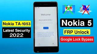 Nokia 5 FRP Unlock or Google Account Remove || Nokia TA-1053 FRP Bypass Youtube Problem Solution ||