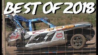 BEST CRASHES OF 2018 Banger Racing Compilation (PF Racing Media)