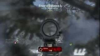 Call of Duty Black Ops ACOG sniper shot: Bam HEADSHOT!!!!