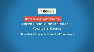 Learn LoadRunner Series - #48 - Analysis Basics