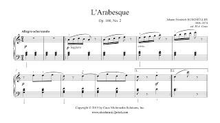 Burgmüller : Arabesque, Op. 100, No. 2