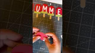 Create a watermelon-themed banner to add a refreshing touch to your summer celebrations. ️