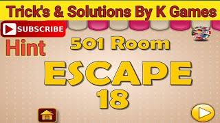 501 Room Escape 2 Gameplay Solution Level 18 (android-ios) Let's Play With @K Games Entertainment