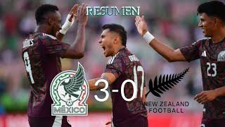 RESUMEN Y GOLES | MÉXICO 3-0 NUEVA ZELANDA | AMISTOSO INTERNACIONAL 2024