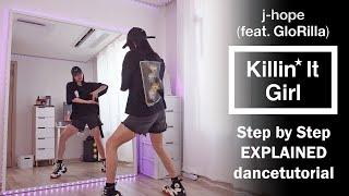 j-hope ‘Killin' It Girl (feat. GloRilla)’ #dancetutorial Step by Step EXPLAINED