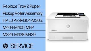 Replace Tray 2 Paper Pickup Roller Assembly | HP LJ Pro M304-M305, M404-M405, MFP M329, M428-M429