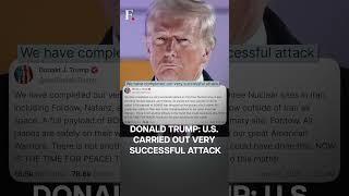 The US Strikes Iran’s Nuclear Facilities, Trump Warns Against Retaliation | Subscribe to Firstpost