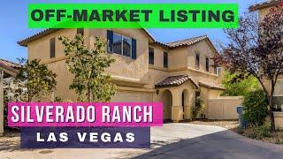 Off-Market Las Vegas Home for Sale, $425k, 3 bd 2.5 ba, 1422 sqft, Investor's Dream, Silverado Ranch