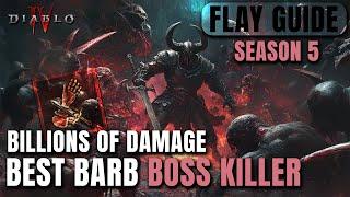 STILL BILLIONS OF BLEED DAMAGE Barb Flay Boss Killer Build Season 5