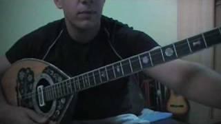 לימוד בוזוקי - שיר הנשיקה - bouzouki learning tamo klisis vasilis karas