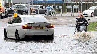 Mobility Scooter VS BMW!! || UK Flooding Fails || Vehicles vs Floods compilation || #173