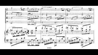 Mikhail Gnesin - Requiem for Piano Quintet, Op. 11 (1914) [Score-Video]