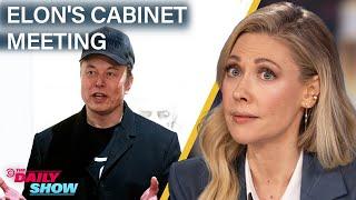 Elon Musk Crashes Cabinet Meeting & Trump Touts $5M "Gold Card" for VIP Immigrants | The Daily Show