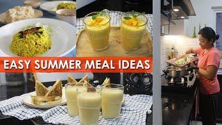 SETTLING BACK INTO A ROUTINE | SUMMER FOOD IDEAS FOR ENTIRE DAY | Indian vegetarian recipes  |