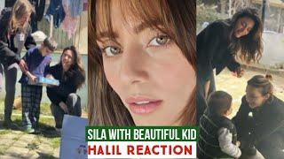 Sila Turkoglu Playing with Beautiful Kid !Halil Ibrahim Ceyhan Reaction