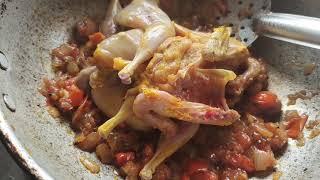 kadai roast//quail roast in tamil