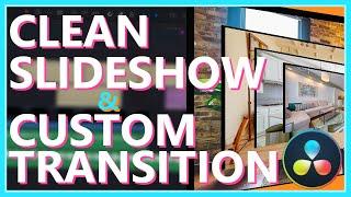 HOW TO MAKE A SLIDESHOW IN DAVINCI RESOLVE | MAKE CUSTOM TRANSITIONS | DaVinci Resolve 16