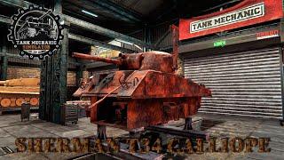 Sherman T34 Calliope restoration - Tank Mechanic Simulator