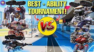  ALL ROBOTS ABILITIES TOURNAMENT 1VS1 COMPARISON || WAR ROBOTS WR ||