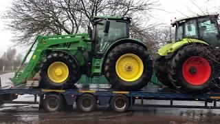 Доставили клієнтам трактора Claas Axion 850 та John Deere 6215R (Київська та Чернігівська обл.)