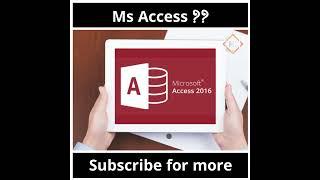 What is MS Access? Everything You Need to Know! #shorts