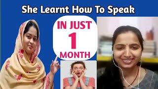 She Learnt How to Speak in Just 1 Month #english #fluentenglish