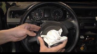 Как снять подушку безопасности в руле на Фольксваген Джетта 6 - Remove the airbag VW Jetta 6