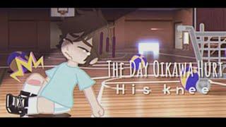 The day Oikawa hurt his knee  - Original Haikyuu GC skit - Iwaoi Fluff