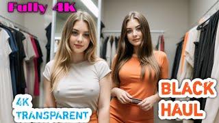 Try On Haul with Meri - Black Haul Transparent 4K