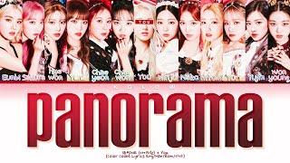 [Karaoke] IZ*ONE (아이즈원) "PANORAMA" (Color Coded Eng/Han/Rom/가사) (13 Members)